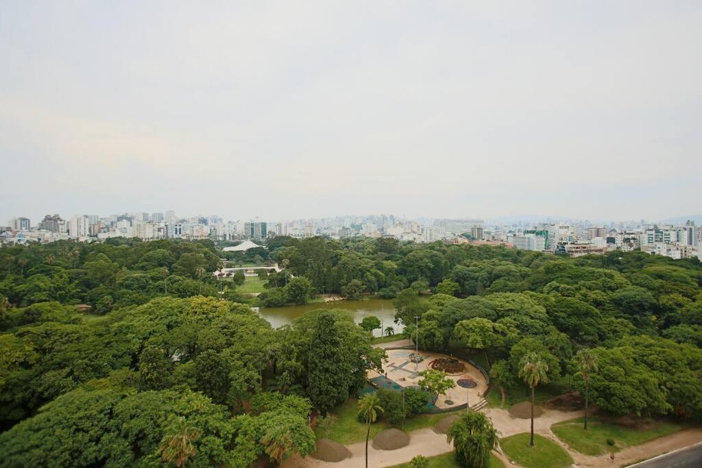 Apto Frente Parque Com Vista E Piscina Porto Alegre Esterno foto
