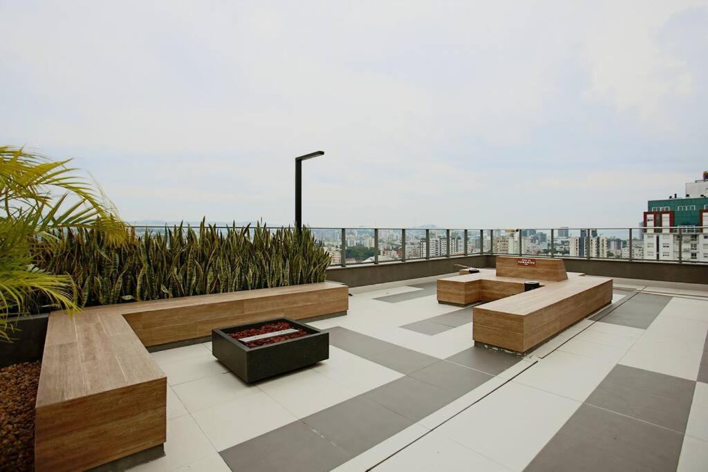 Apto Frente Parque Com Vista E Piscina Porto Alegre Esterno foto